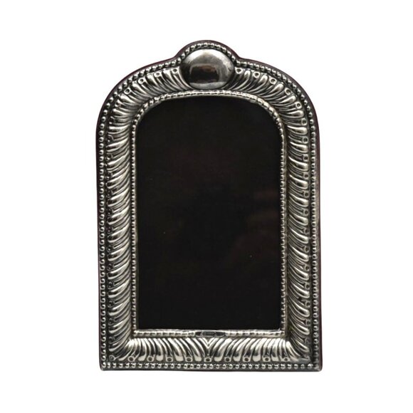 Sterling Silver Ornate Picture Frame 4x6 Arch - Picture 1 of 4